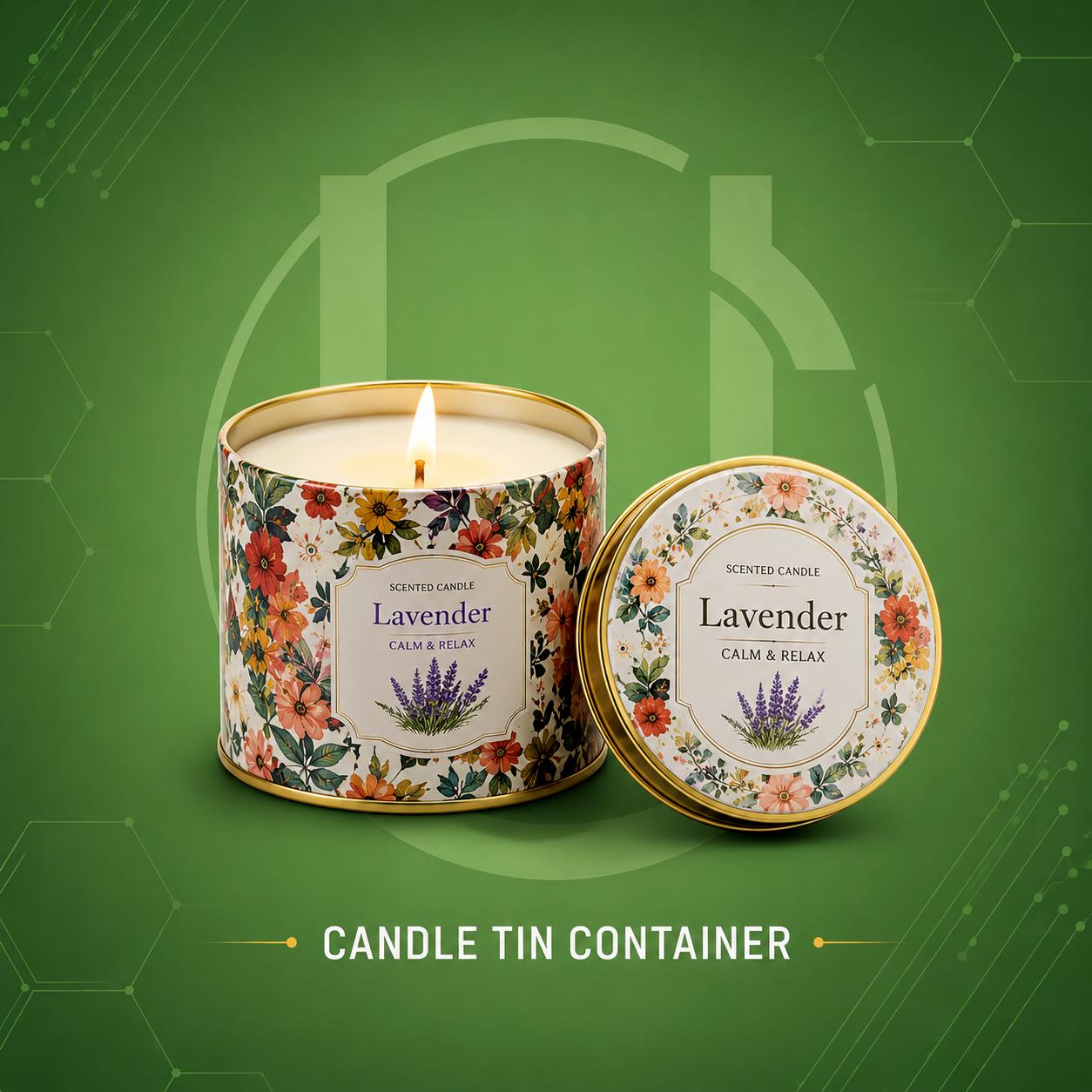 Candle Packaging Tin Containers